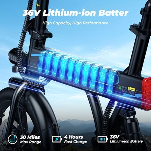 Electric Bike, 1000W/750W/500W Peak Motor, Removable Battery, Shock Absorber, Commuting Electric Bike for Adults, 75/60/