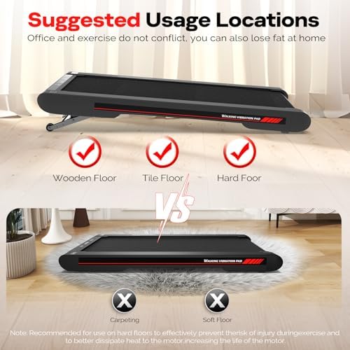 Sperax 3 in 1 Under Desk Treadmill for Home Office Workers with APP Control | 400W Low Noise Sperax Walking Vibration P