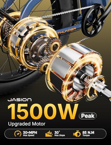 Jasion 26'' Fat Tire Electric Bike for Adults