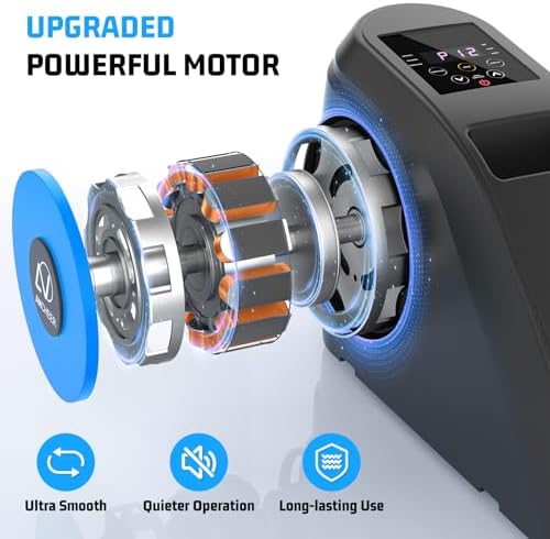 ANCHEER Elliptical Exercise Machine for Home Use, Electric Leg Exerciser for Seniors and Home Office | 12 Speeds Seated