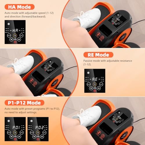 ANCHEER Elliptical Leg Exerciser for Seniors | Fully Assembled Electric Pedal Exerciser for Seniors | ANCHEER Electric