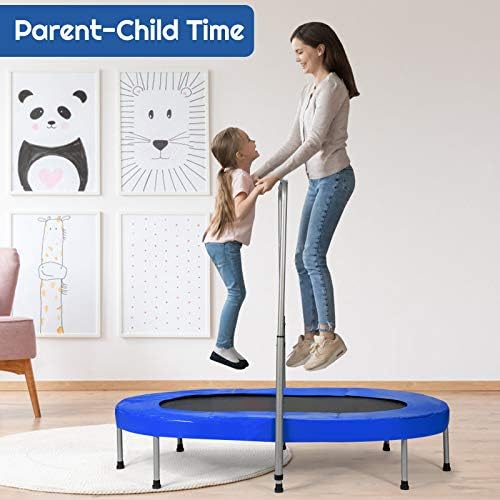 Giantex 2 Persons Foldable Fitness Trampoline Outdoor Indoor OEKO-TEX MAX 330LBS Adult Kid Fitness