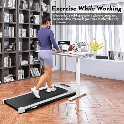 ANCHEER Walking Pads, |5HP Compact Running Machine for Home/Gym, Ultra-Quiet and Installation-Free