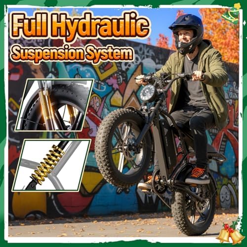 TST Electric Bike for Adults with 1500W Peak Brushless Motor | TST Electric Dirt Bike for Adults with 60 Miles Range |