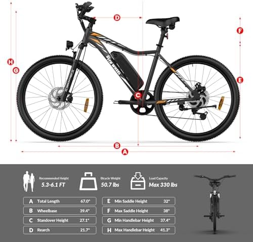 5TH WHEEL Mate Electric Bike for Adults - 1000W Peak Motor, Commuting & Mountain E-Bike, UL Certified 5TH WHEEL Mate E