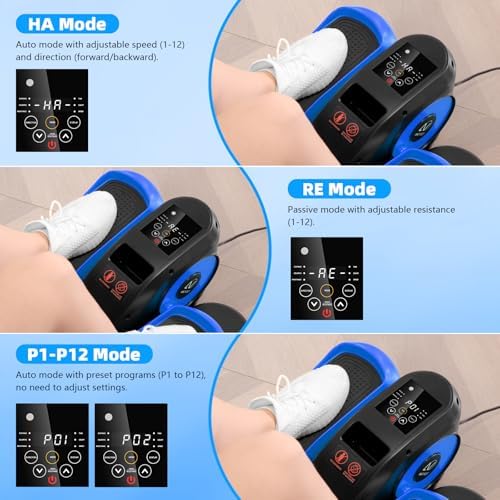 ANCHEER Elliptical Leg Exerciser for Seniors | Fully Assembled Electric Pedal Exerciser for Seniors | ANCHEER Electric