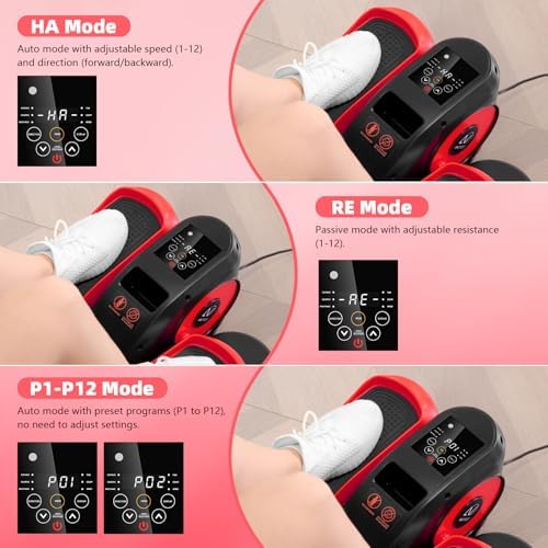 ANCHEER Elliptical Leg Exerciser for Seniors | Fully Assembled Electric Pedal Exerciser for Seniors | ANCHEER Electric