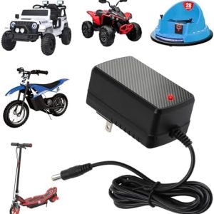Black Label 12V Kids Ride On Charger for Razor MX125 Power Core E90 E95 Electric Scooter