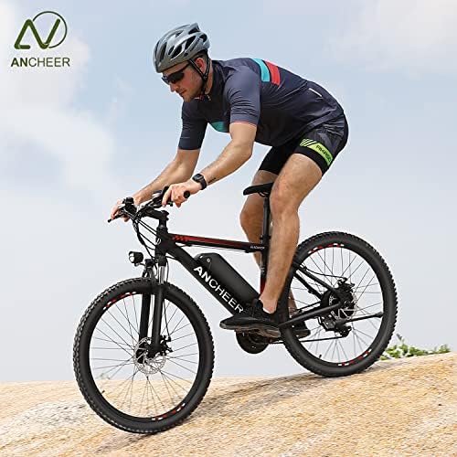 ANCHEER 750W Peak Electric Bike for Adults | UL2849 Compliant 22MPH 26" Electric Mountain Bike for Adults | 3H Fast Cha