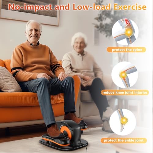 Ellipse Leg Exerciser as Seen on TV, 15 Adjustable Speed, Portable for Seniors