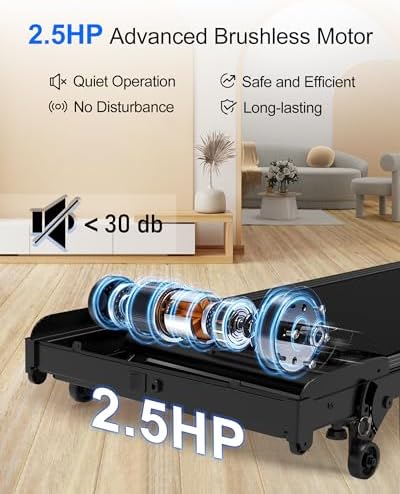 Lichico Walking Pad Under Desk Portable Treadmill for Home and Office | Super Quiet Lichico Walking Pad Under Desk Trea