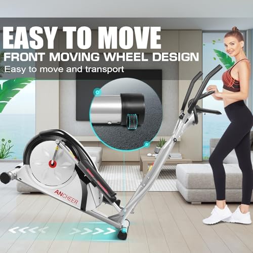 Hyper-Quiet Magnetic Elliptical Machine for Home Workout | Home Trainer Elliptical Exercise Machine with Multiple Gears