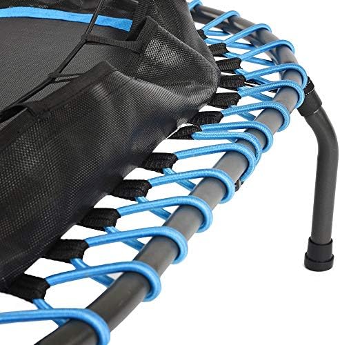 Stamina Folding Trampoline Black - Portable Fitness Equipment for Home Gym, Cardio & Strength Training, Jumping Exercise
