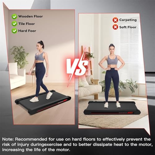 Sperax 3 in 1 Under Desk Treadmill for Home Office Workers with APP Control | 400W Low Noise Sperax Walking Vibration P