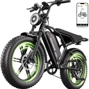 HOVSCO 1500W Peak Motor Electric Bike for Adults - Off-Road Fat Tire Ebike