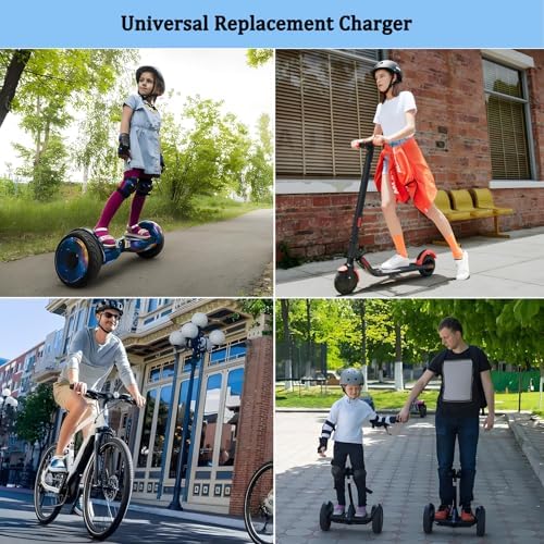 Universal Gotrax Hiboy Segway Ninebot Razor Compatible 42V Charger Replacement for Jetson Electric Bike and Scooter | E