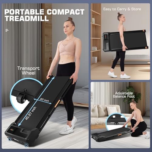 ANCHEER Walking Pads for Home/Gym/Office