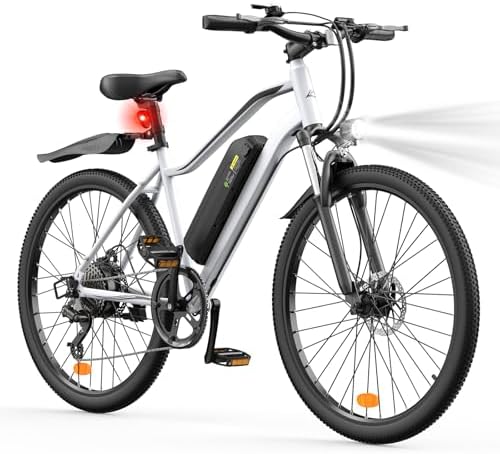 Electric Bike, 1000W/750W/500W Peak Motor, Removable Battery, Shock Absorber, Commuting Electric Bike for Adults, 75/60/