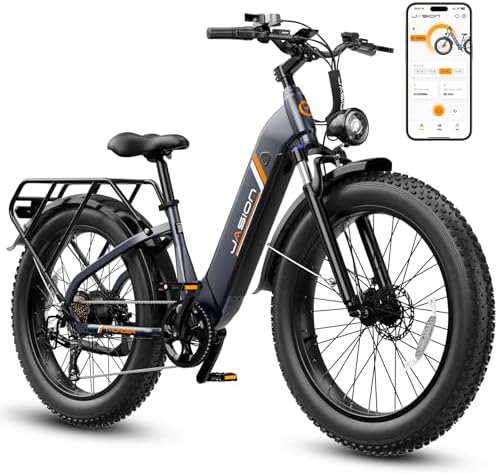 Jasion 26'' Fat Tire Electric Bike for Adults