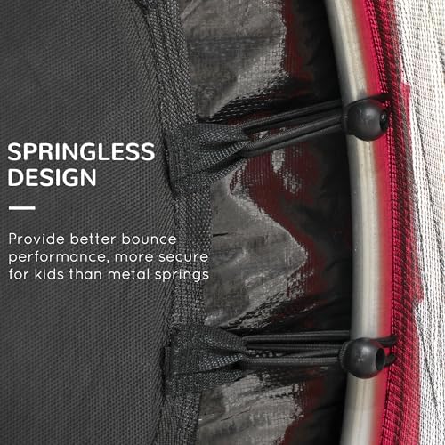 Outsons 5FT Trampoline for Kids | 55" Mini Indoor Outdoor Toddnginele Trampoline Toy | Springless Design Safety Trampol
