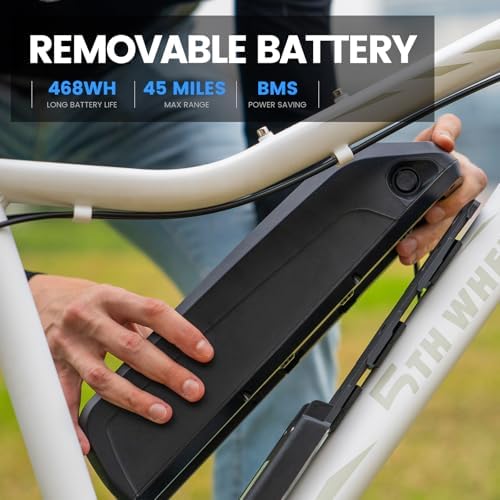 5TH WHEEL Mate Electric Bike for Adults - 1000W Peak Motor, Commuting & Mountain E-Bike, UL Certified 5TH WHEEL Mate E