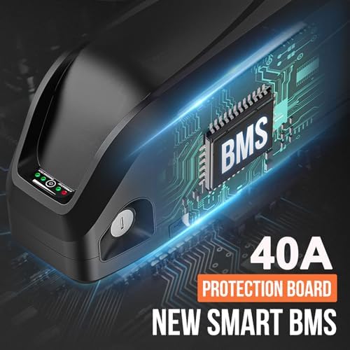 EXECYC UL Certificated 48V Lithium Ion Battery Pack for 48Volt Electric Bicycles Bafang Conversion Kit Front Wheel Use