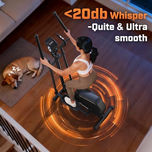ANCHEER Home Elliptical Machine for Fitness Lovers with Ultra-Quiet Magnetic System | ANCHEER Elliptical Exercise Machi