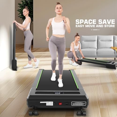 ANCHEER Walking Pads, |5HP Compact Running Machine for Home/Gym, Ultra-Quiet and Installation-Free