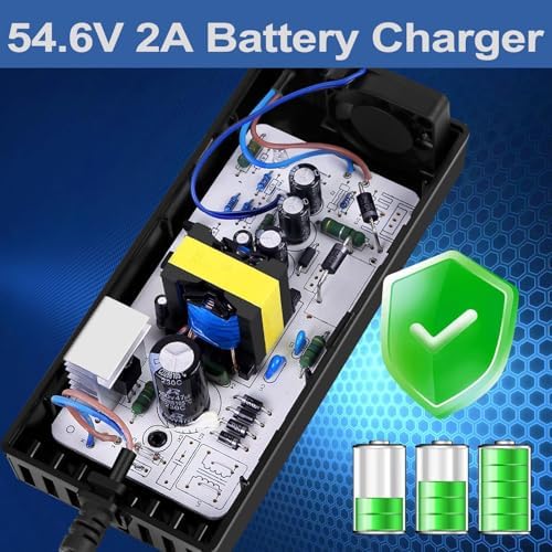 Rad Power 5|6V 3A Charger 5.5 * |1mm Plug for Li-ion Battery Users on Scooters and E-Bikes