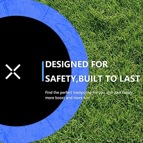 AOTOB Heavy Duty Trampoline with Safety Net and Hoop for Kids and Adults Outdoor Jumping