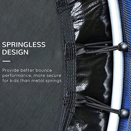 Outsons 5FT Trampoline for Kids | 55" Mini Indoor Outdoor Toddnginele Trampoline Toy | Springless Design Safety Trampol