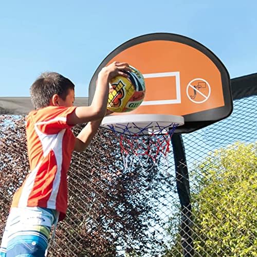 AOTOB Heavy Duty Trampoline with Safety Net and Hoop for Kids and Adults Outdoor Jumping