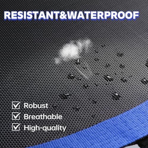 Mini Fitness Trampoline with Bungees - Stable & Quiet Rebounder for Adults