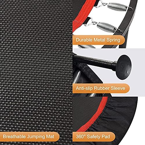 Kenson Mini Foldable Trampoline for Kids and Adults Indoor Use | Kenson Indoor Trampoline 40"/48" Foldable Rebounder fo